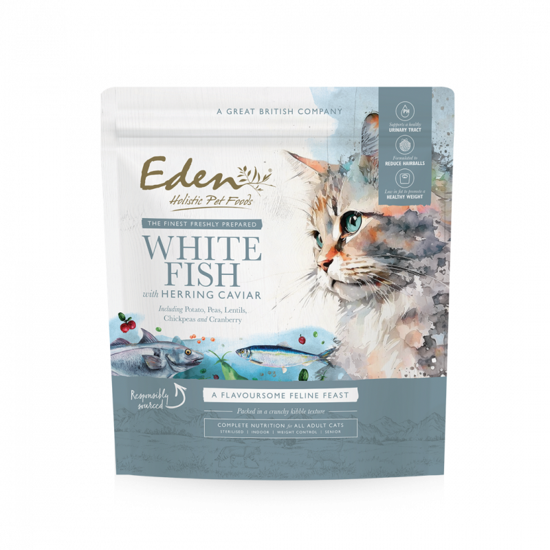 Eden White Fish & Herring Caviar For Cats 1.5kg