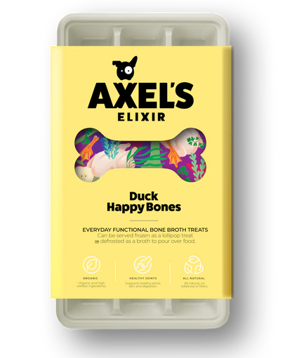 Axel's Elixir Duck Happy Bones Bone Broth (Pack Of 12)