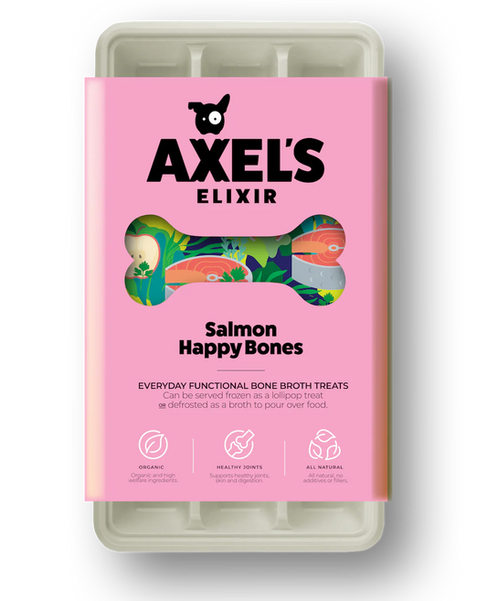 Axel's Elixir Salmon Happy Bones Bone Broth (Pack Of 12)