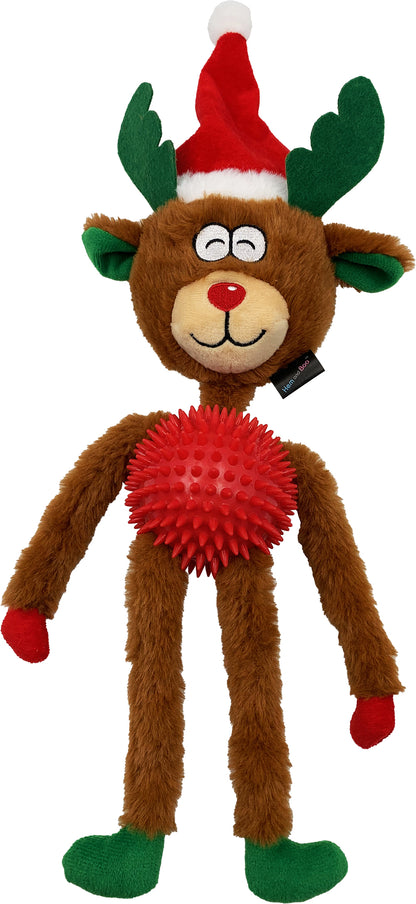 Hem & Boo Xmas Character With TPR Spikey Tummy Ball