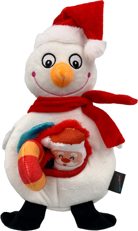 Hem & Boo Xmas Snowman with 3 Presents