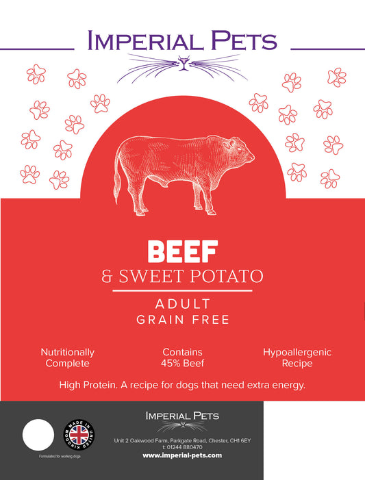 Imperial Pets Beef & Sweet Potato Grain Free