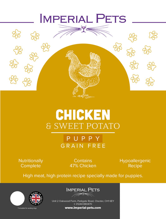 Imperial Pets Puppy Grain Free Chicken & Sweet Potato