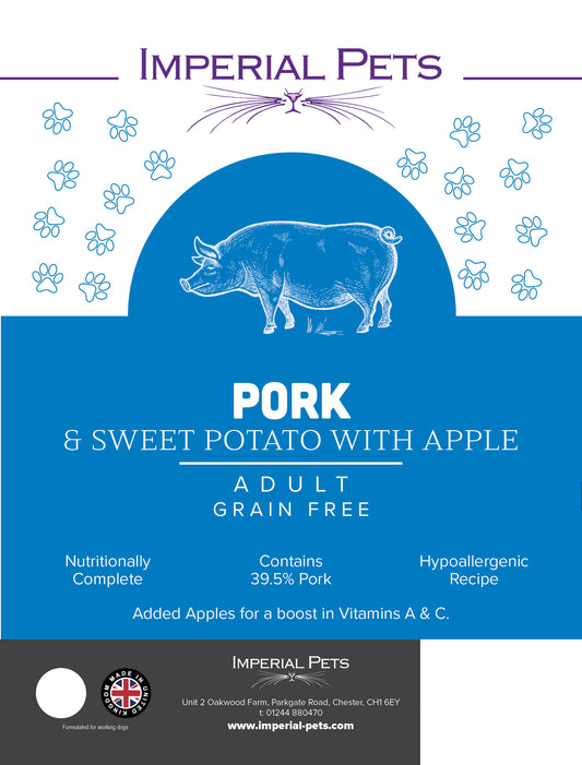 Imperial Pets Grain Free Pork & Sweet Potato with Apple