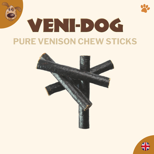 VeniDog Pure Venison Chew Sticks 75g