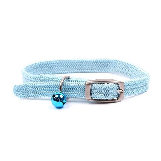 Great & Small Plain Blue Cat Collar