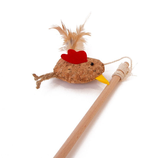 Great & Small Cat Dangler Cork Bird