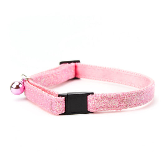 Great & Small Pink Glitter Cat Collar