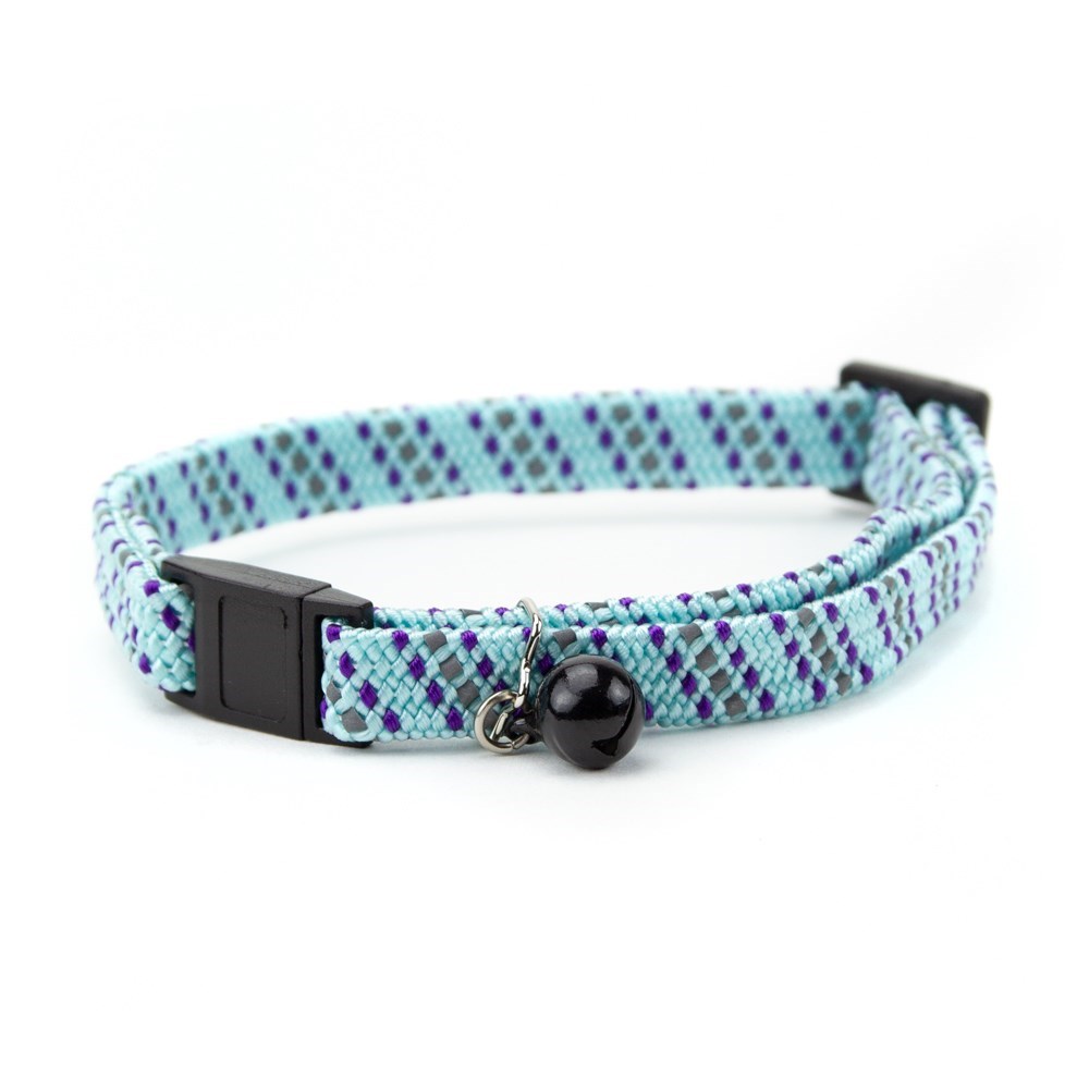 Great & Small Reflective Blue Cat Collar