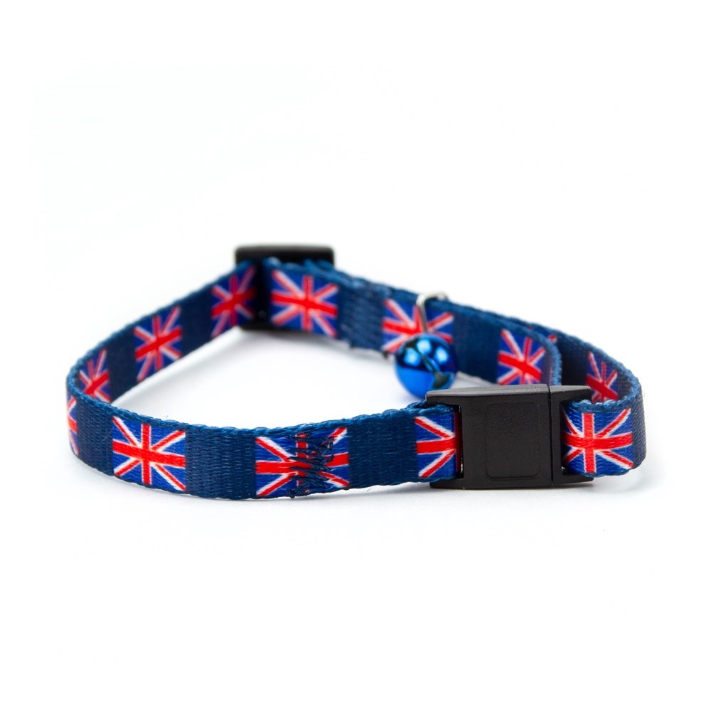 Great & Small Union Jack Cat Collar