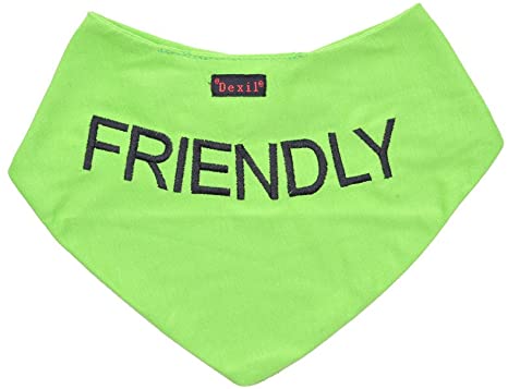 Dexil Friendly Dog Collars Bandana - Friendly