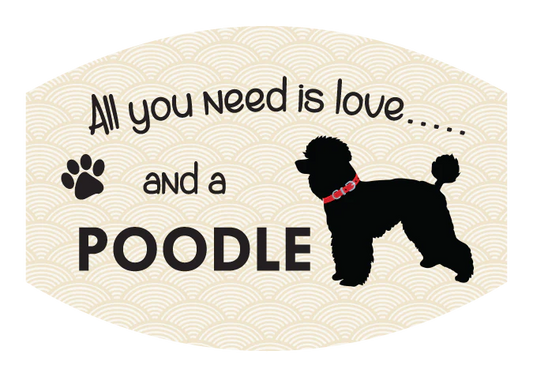 Pet Parade Poodle Face Mask