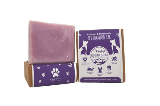 Mountain Garden Pet Shampoo Bar - Lavendar & Chamomile