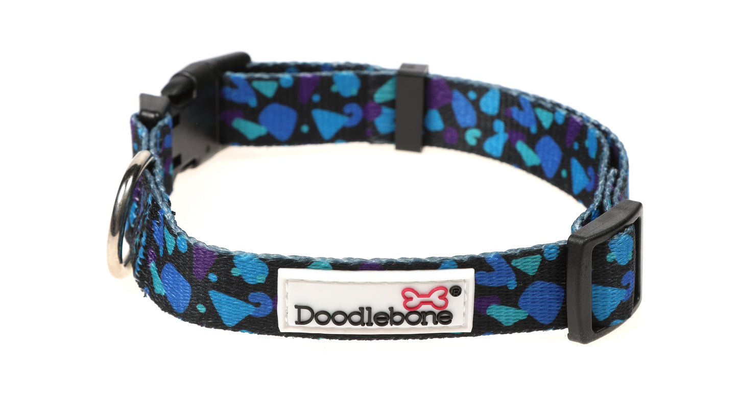 Doodlebone Originals Pattern Collar - Electric Party