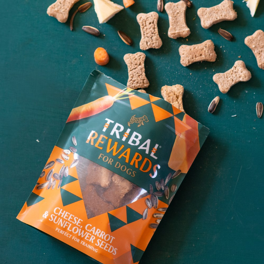 Tribal Rewards Cheese Carrot & Sunflower Seeds 125g