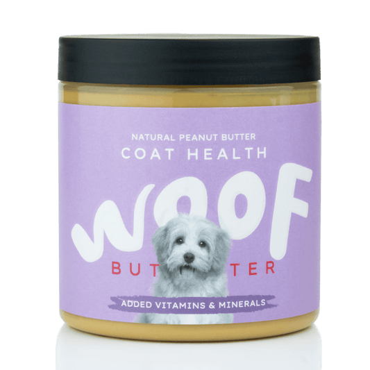 Woof Butter Coat Health: Natural Peanut Butter for Dogs 250g