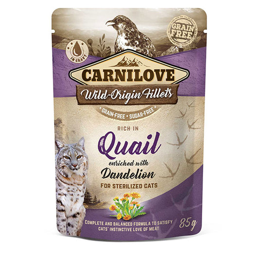 Carnilove Quail with Dandelion (Wet Pouch)