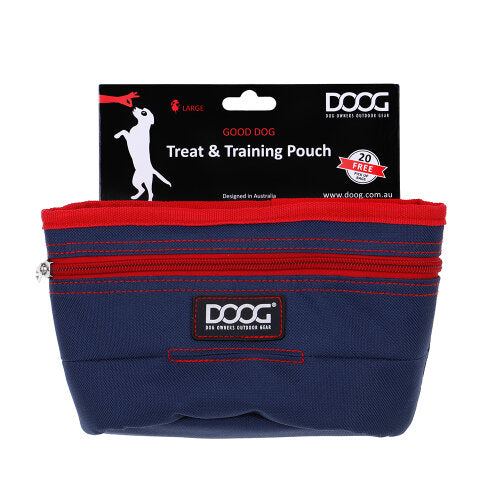 Doog Treat Pouch Blue/Red